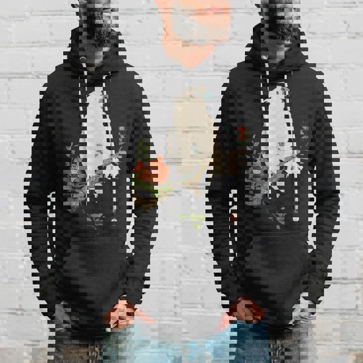 小原 古邨1877年－1945年 、【オウムにザクロ】、日本文化 日本画 パーカー 彼への贈り物