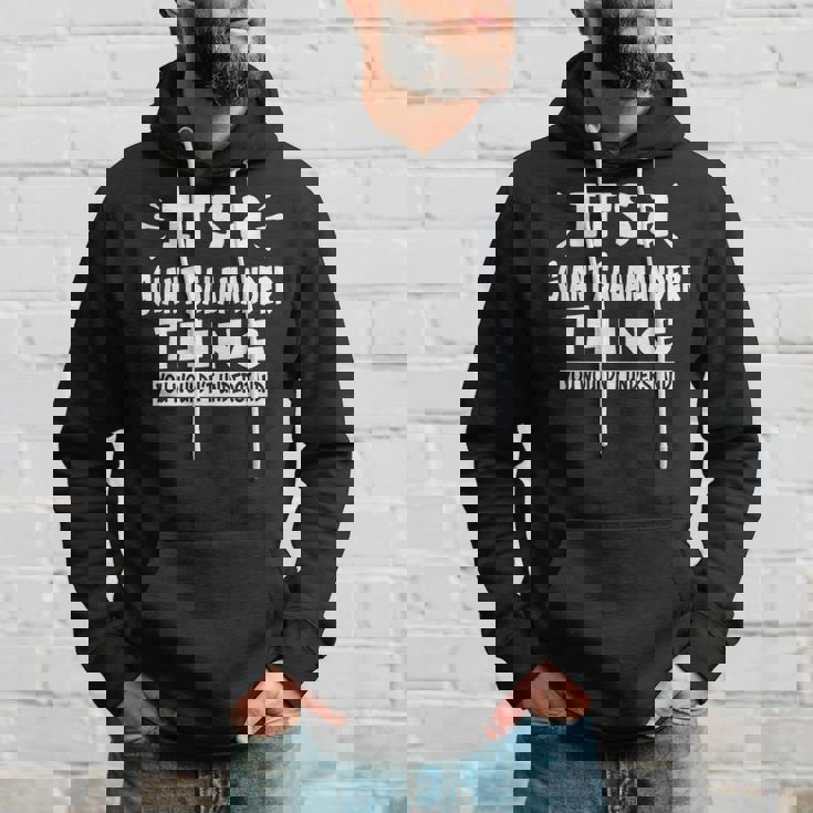 巨大サンショウウオのこと 理解できないアニナル愛好家 パーカー 彼への贈り物