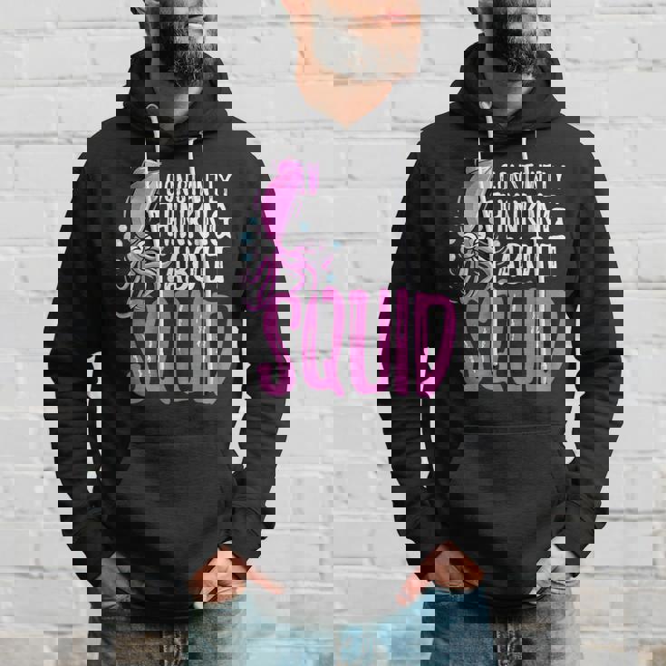 常にイカを考える パーカー 彼への贈り物