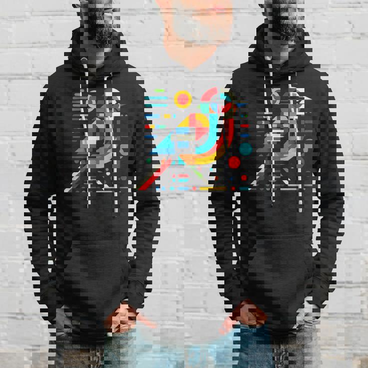 幾何学的 ミニマリズム モダン イラスト スズメ 鳥 アート パーカー 彼への贈り物