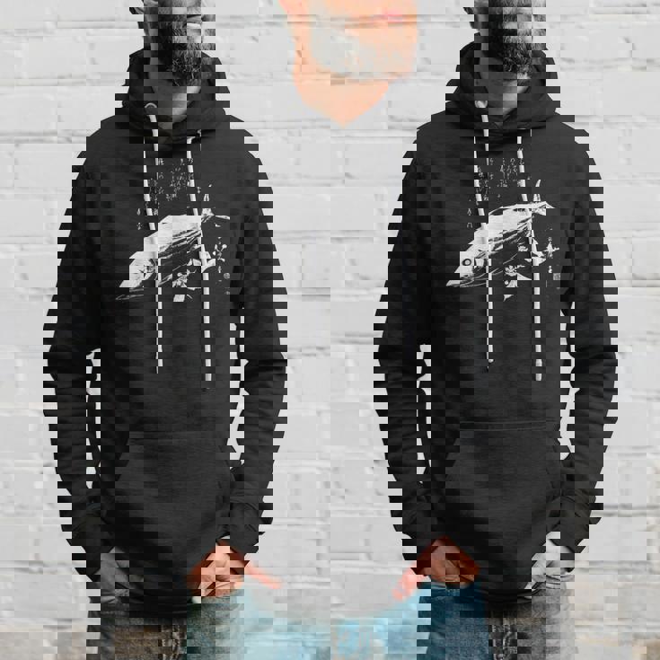 広重作 カツオ魚 おしゃれ 日本美術 パーカー 彼への贈り物