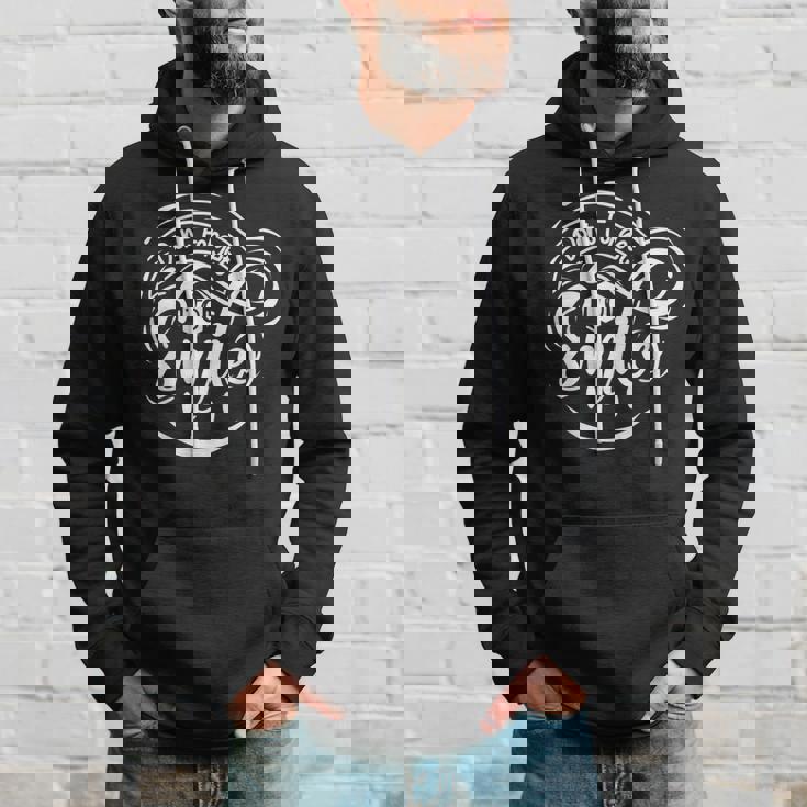 微笑むことを忘れないでください パーカー 彼への贈り物