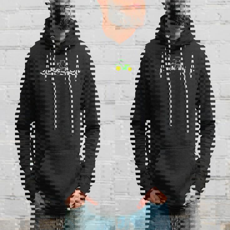 心拍トラクター 農家の生活 脈ライン パーカー 彼への贈り物