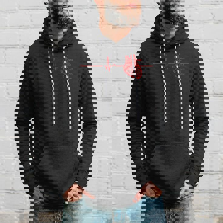 心臓専門医ハートビート Ekg Ecg 心臓心臓病看護師ギフト パーカー 彼への贈り物