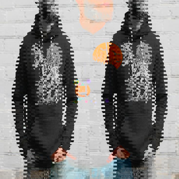 恐竜 T-Rex スケルトン 古代 科医 恐竜 怖い ハロウィン パーカー 彼への贈り物