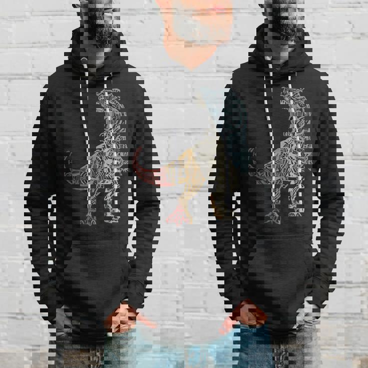 恐竜 レトロスタイル ビンテージ パーカー 彼への贈り物