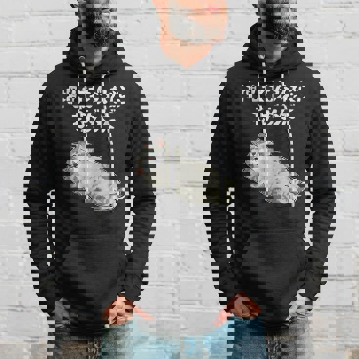 押してもダメならもうダメだ ネタ ことわざ 格言 慣用句 ジョーク ギャグ ダジャレ ツッコミ 猫 おもしろ パーカー 彼への贈り物