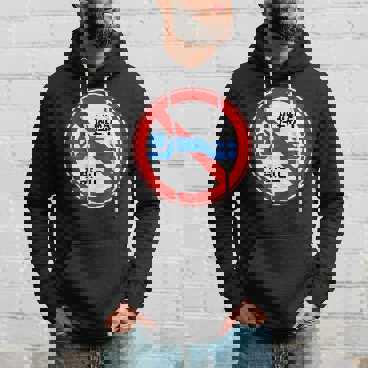 挫折禁止 標識 左折禁止 個性的 面白い ネタ ギャグ ボケ 笑える パーカー 彼への贈り物