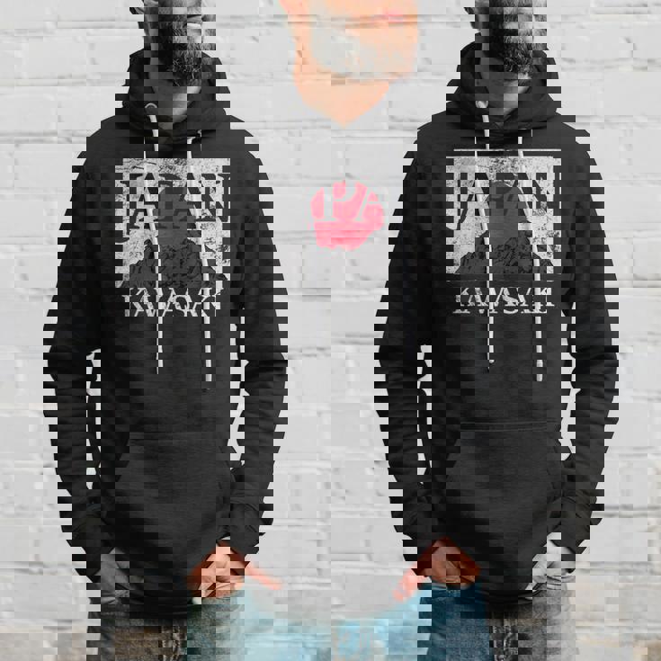 日本 カワサキ 富士山 旗 パーカー 彼への贈り物