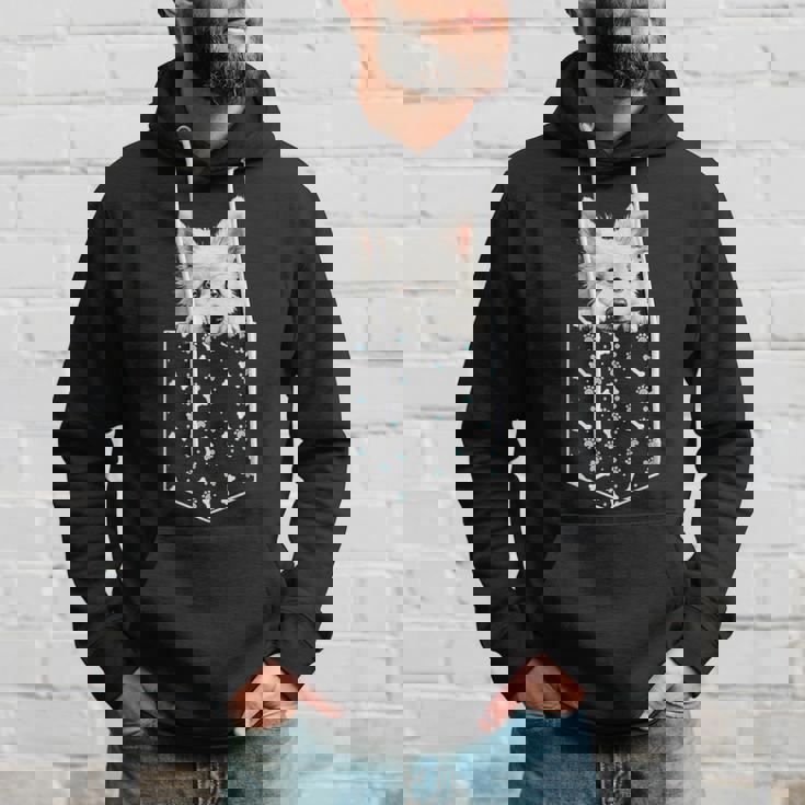 日本のスピッツ犬ポケット犬顔ペット愛好家 パーカー 彼への贈り物