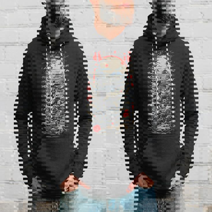 日本の美的マグロ漁師デザイン レトロ浮世絵 パーカー 彼への贈り物