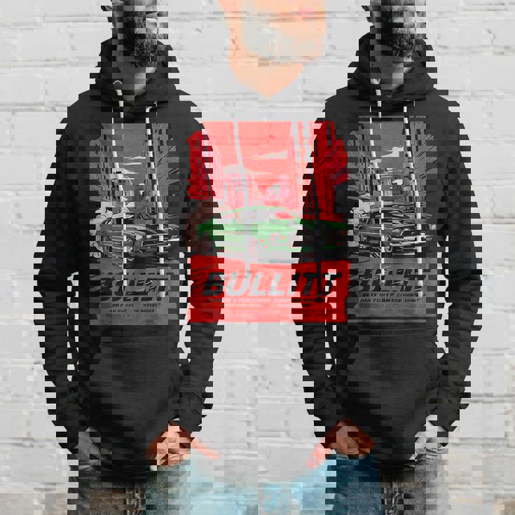 映画 ブリット マッスルカー イラスト パーカー 彼への贈り物