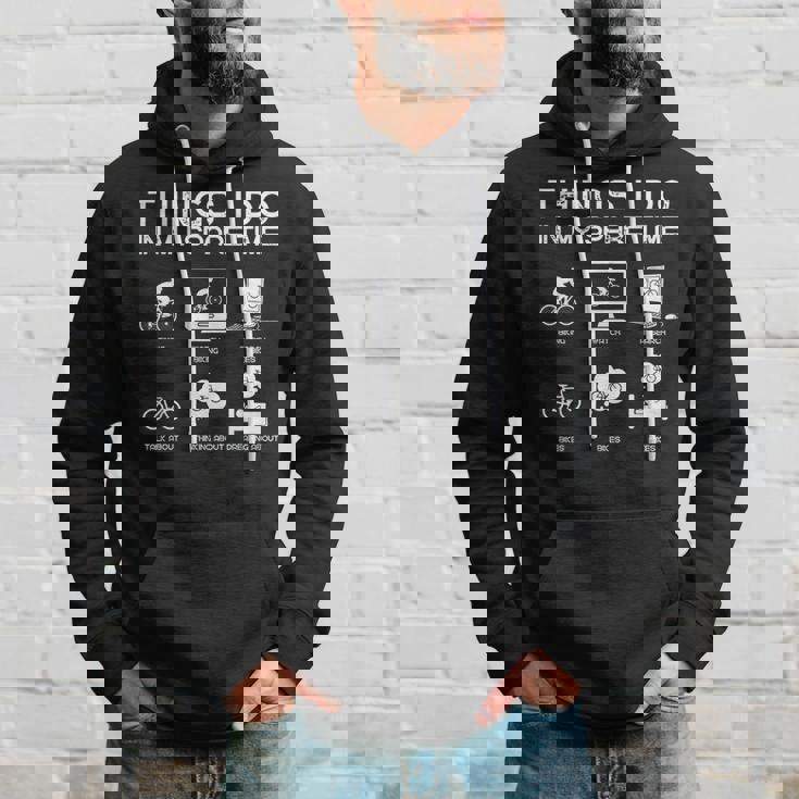 暇なときにすること面白い自転車愛好家 パーカー 彼への贈り物