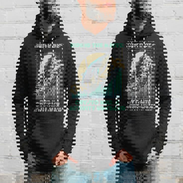 暗号通貨の波に乗るクジラの活動仮想通貨 パーカー 彼への贈り物