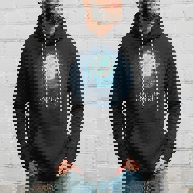 月光愛好家のための素晴らしい夜の服。 パーカー 彼への贈り物