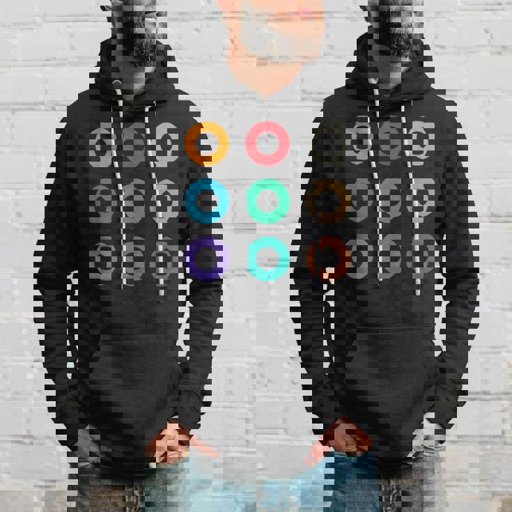 東京の地下鉄 カラー 色 マーク 丸【電車ファン】鉄道【変なtシャツ屋さん】メトロ 面白い ポップ パーカー 彼への贈り物