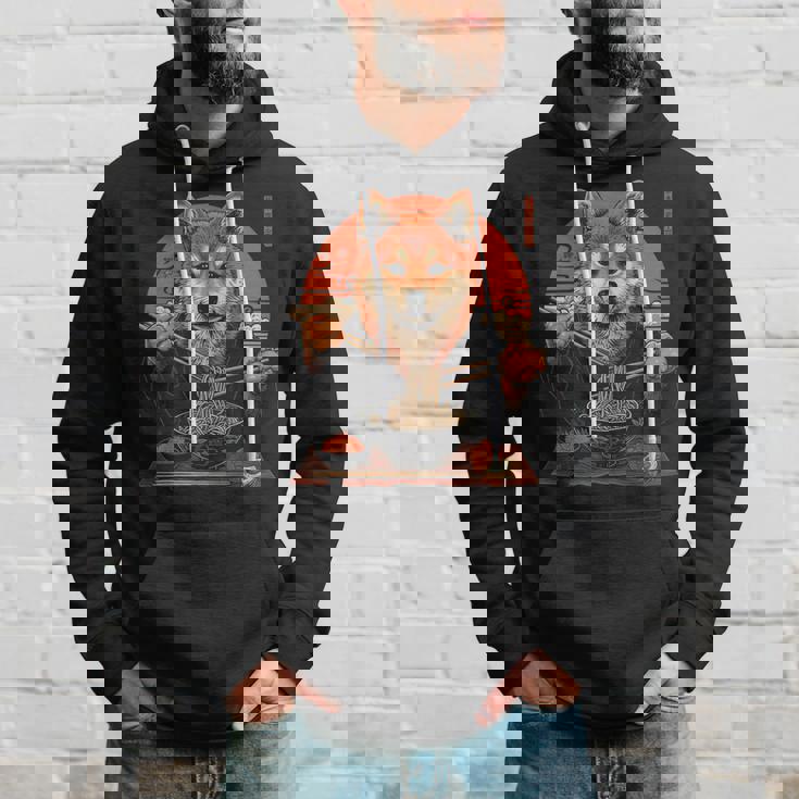 柴犬 ラーメン 麺 日本犬好き アニメ デザイン パーカー 彼への贈り物