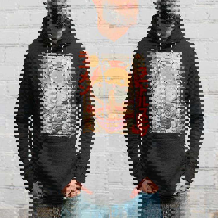 柴犬好きラーメン カワイイ猫柴犬犬ラーメン パーカー 彼への贈り物