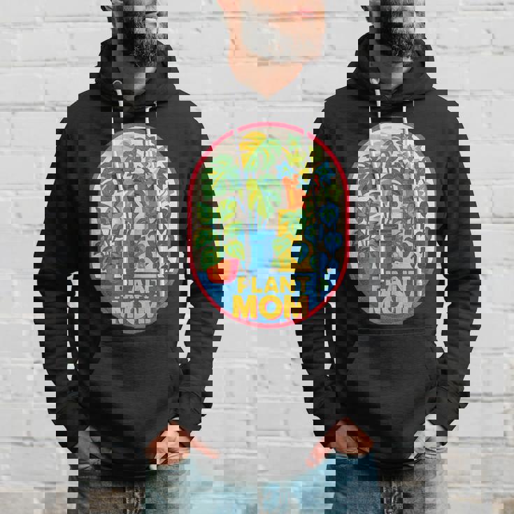 植物 ママ イラスト ポトス モンステラ 観葉植物愛好家 パーカー 彼への贈り物