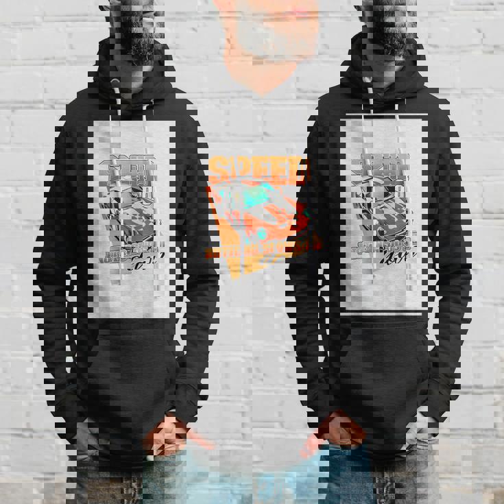 楽しいクールなレーシングカーイラスト パーカー 彼への贈り物