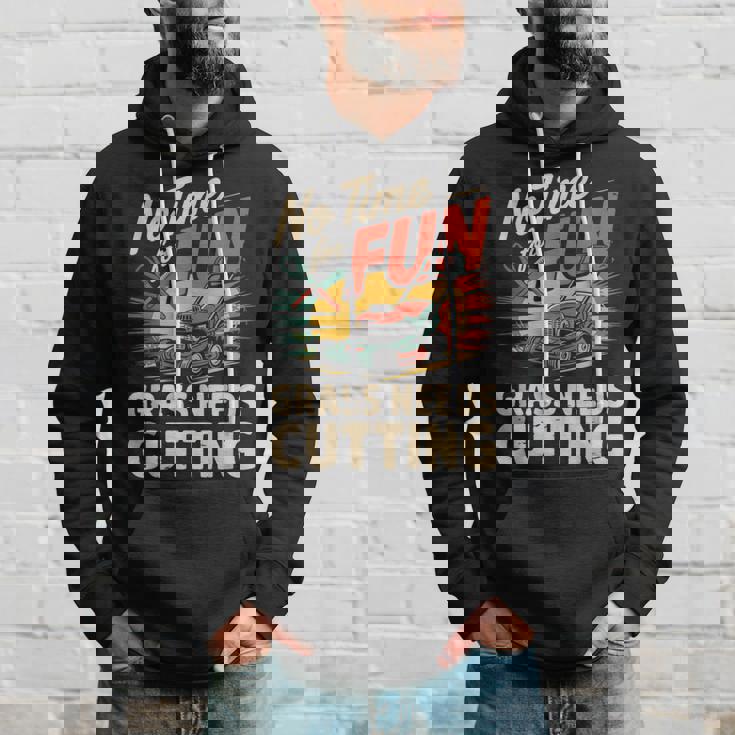 楽しい草刈りの必要がない 面白い芝刈り パーカー 彼への贈り物