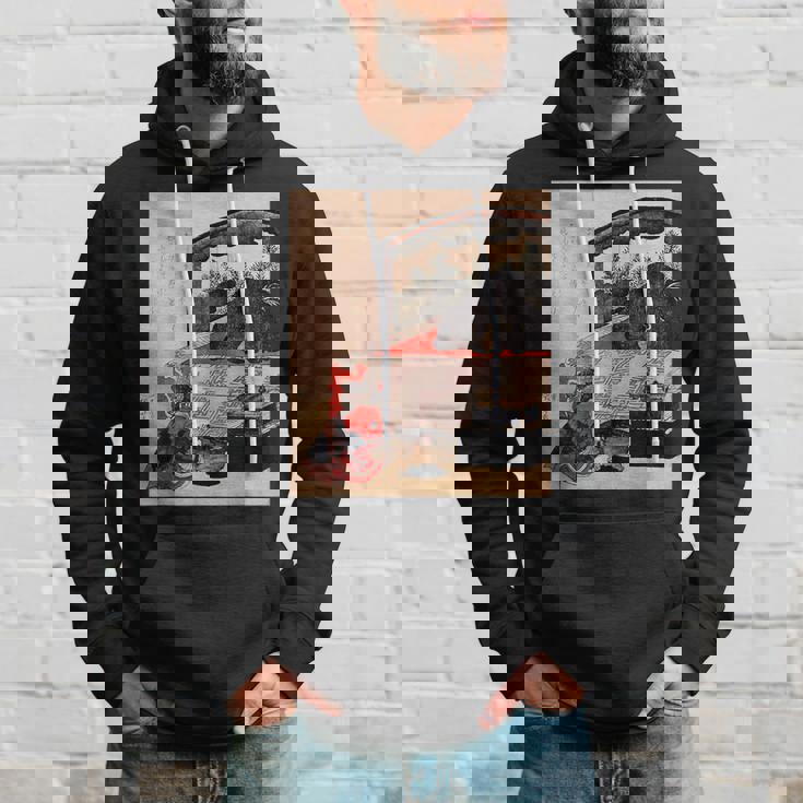 歌川国芳 訓練中の遊女 パーカー 彼への贈り物