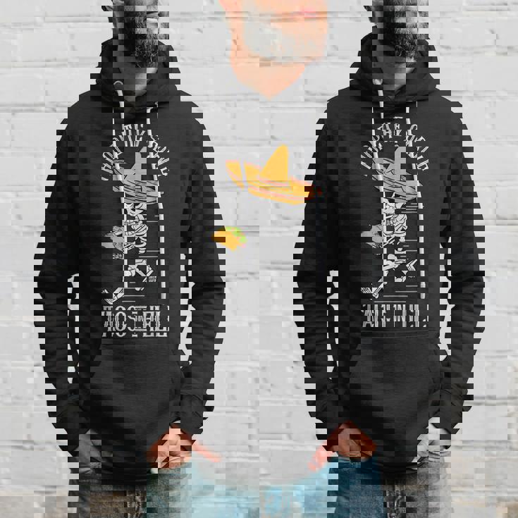 死者の日 メキシコ シュガースカル ファニー タコス スケルトン ハロー パーカー 彼への贈り物