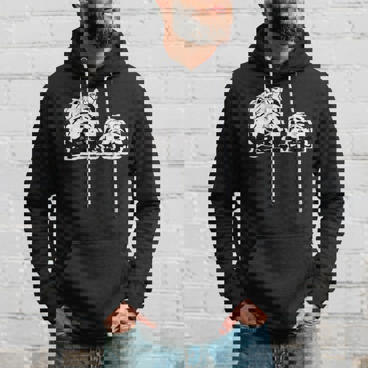 気持ちよく寝ている柴犬たち かわいい黒柴 柴犬イラスト パーカー 彼への贈り物