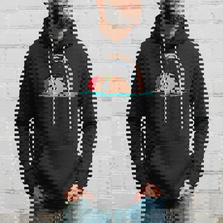 水泳。 パーカー 彼への贈り物