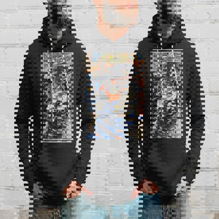 浮世絵 面白tシャツ 日本画 歌川国芳 名作 アート 絵画 メンズ レディース 面白い 服 美術 おもしろ パーカー 彼への贈り物