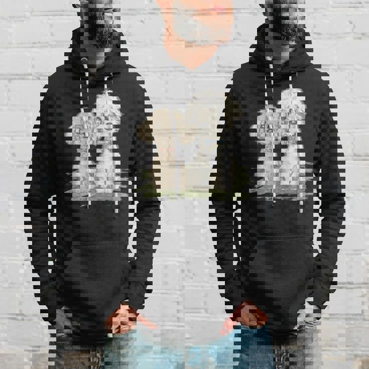 犬 トイプードル かわいい いぬ 子犬 ペット おもしろ 動物 イラスト パーカー 彼への贈り物