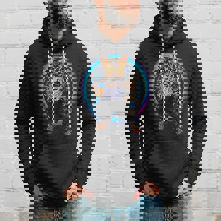 猫 ねこ カンフー パーカー 彼への贈り物