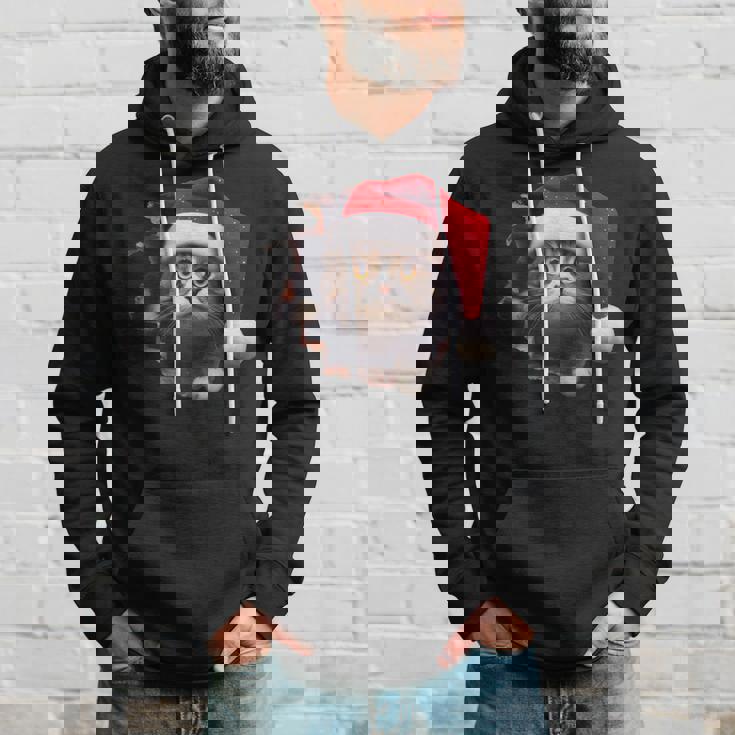 猫 クリスマス クリスマスパーティー パーカー 彼への贈り物