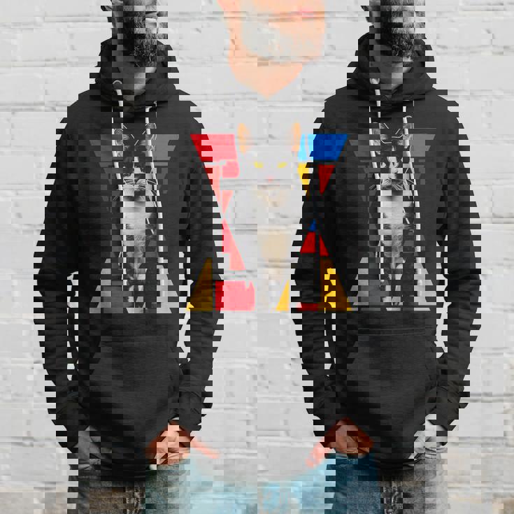 猫 グラフィック ペット アートワーク 猫 パーカー 彼への贈り物