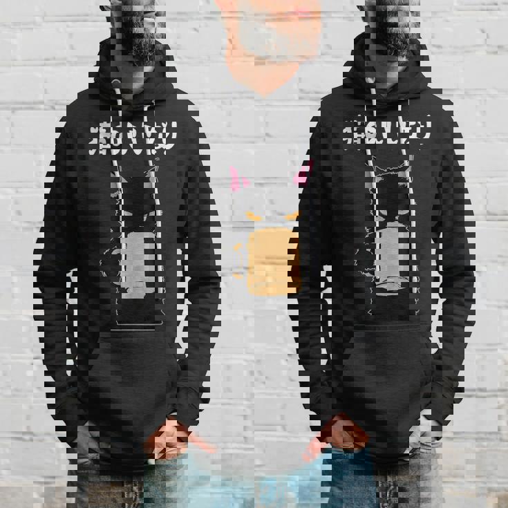 猫のいいなり 猫 ネコの飼い主 猫ママ 猫パパ ギャグ 愛猫家 猫の飼い主 ネコ好き パーカー 彼への贈り物