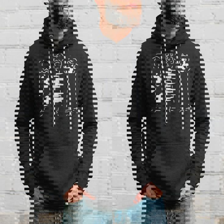 猫の肉球で遊ぶじゃんけんデザイン猫好き向け パーカー 彼への贈り物