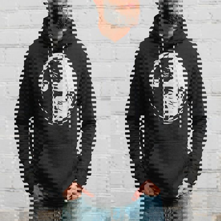 猫の陰陽相互接続 パーカー 彼への贈り物