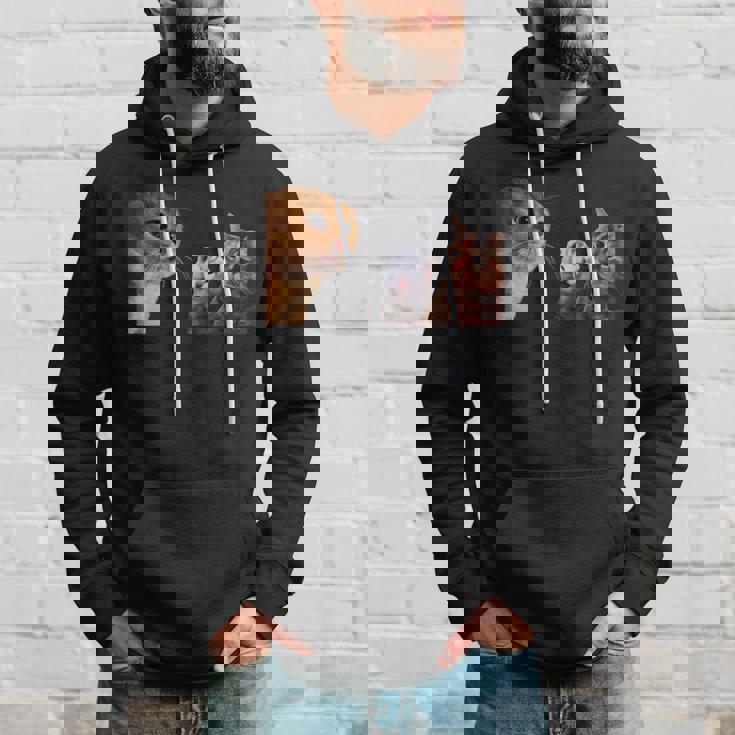 猫ミーム 説教する猫 怒られる猫 泣き叫ぶ猫 説教 怒る かわいい 面白い 人気 楽しい ハッピー パーカー 彼への贈り物