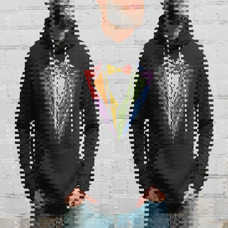 男の子、子供、男性用の幼児用タキシードコスチューム。かわいいレインボータキシード。 パーカー 彼への贈り物