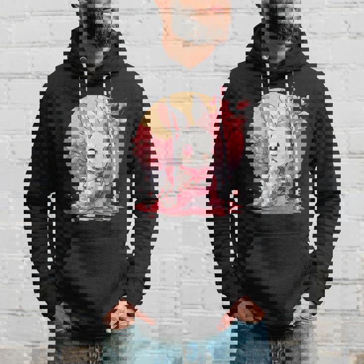 白うさぎの春のさくらアドベンチャー パーカー 彼への贈り物