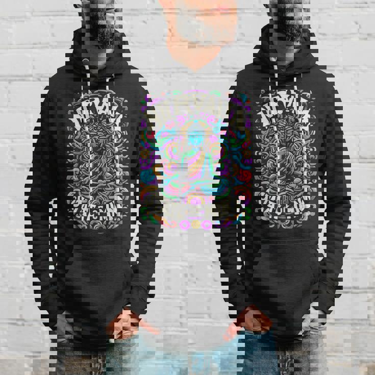 瞑想 Nirvanatate Of Mind ファニーグラフィックtシャツ パーカー 彼への贈り物