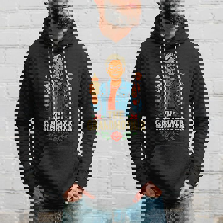 祖母のおばあちゃんのおばあちゃんのおもしろいデザイン パーカー 彼への贈り物