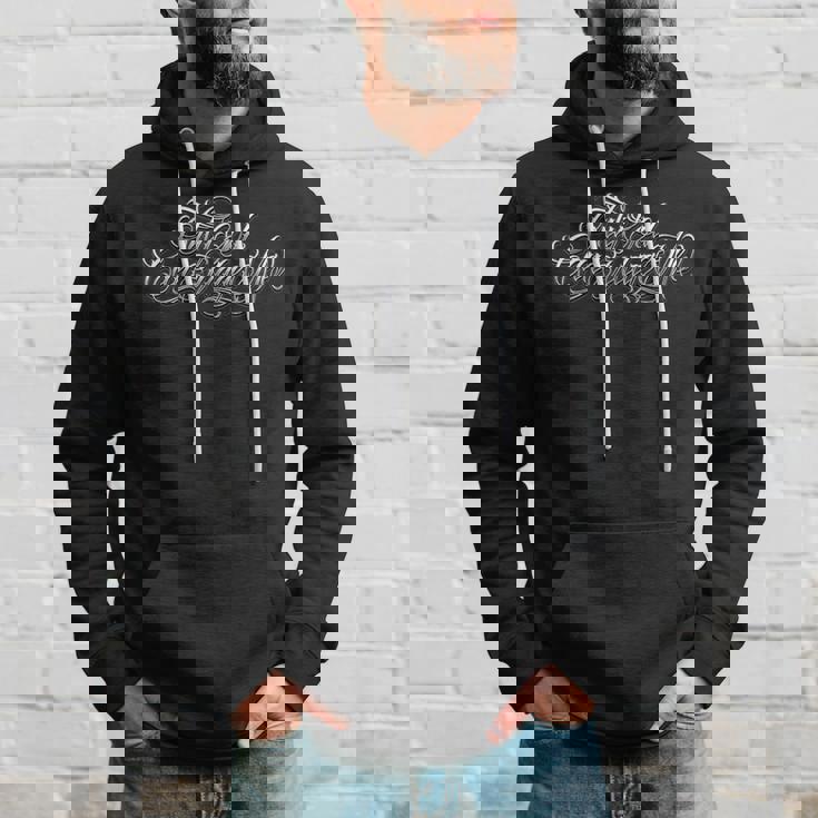 神だけが私を判断できますチカーノタトゥーアート祈りの宗教 パーカー 彼への贈り物