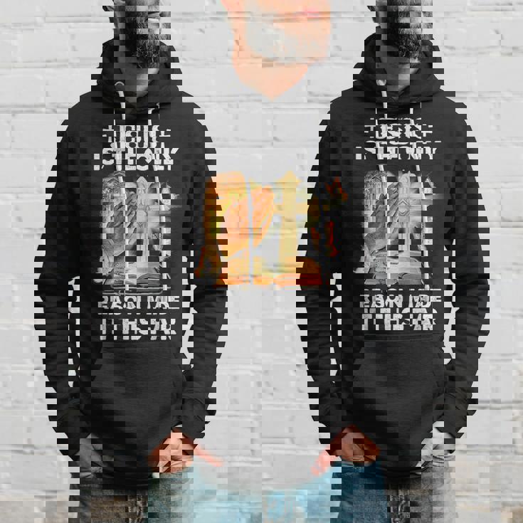 私がここまでたどり着いた唯一の理由はイエス様です パーカー 彼への贈り物