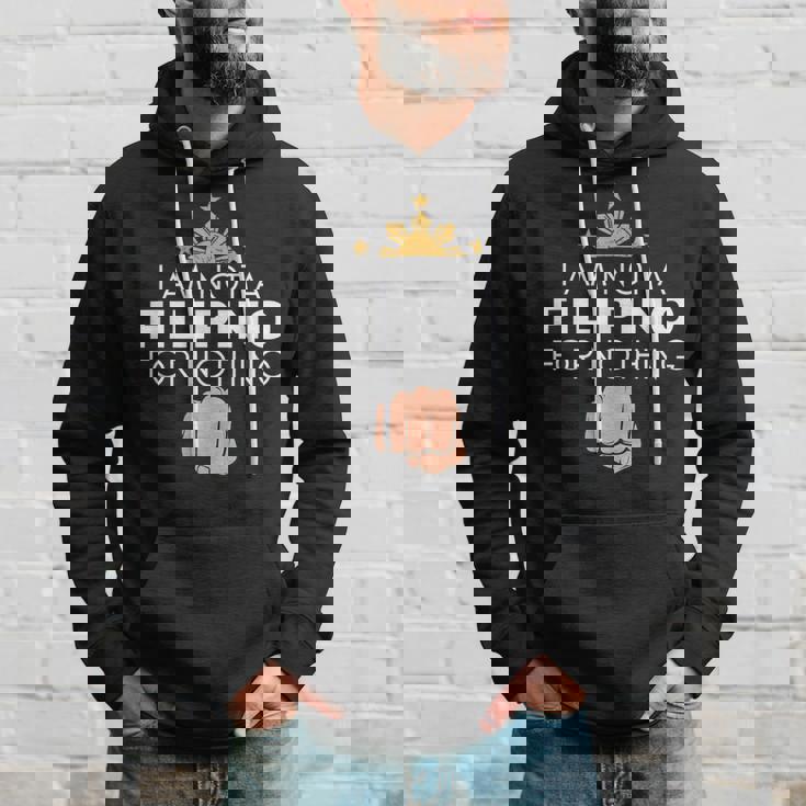 私はフィリピン人ではありません ドゥテルテ Dds ピノイ プライド クール パーカー 彼への贈り物