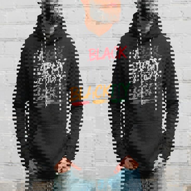 私は毎日黒人だけど今日は黒人黒人ジューンティーンス パーカー 彼への贈り物