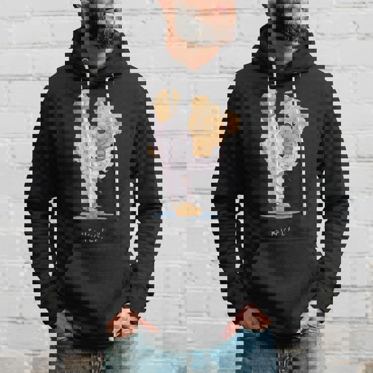 空手 子供用 テディベア テコンドー ボーイズ メンズ パーカー 彼への贈り物