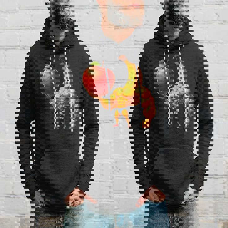 筋肉バナナリフティングジャイアントアップル パーカー 彼への贈り物