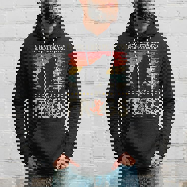 簡単に気を散らせるカエルのヴィンテージなカエル愛好家。 パーカー 彼への贈り物