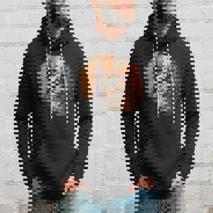 素敵で面白い覗き見犬 キャバリアキングチャールズスパニエル パーカー 彼への贈り物